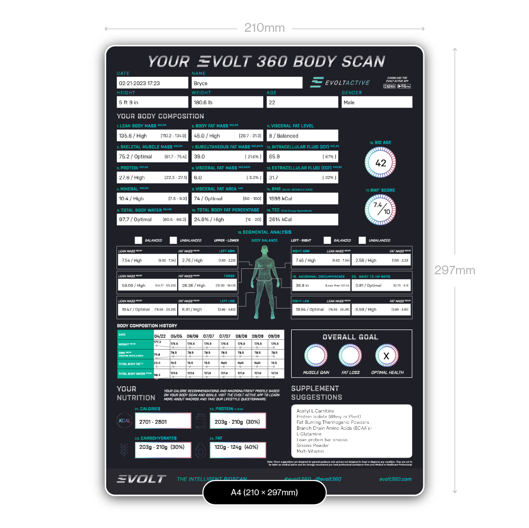 Evolt Results Sheet