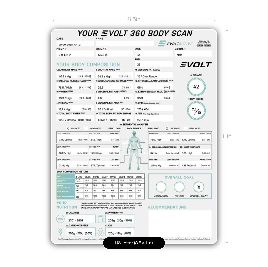 Evolt Results Sheet